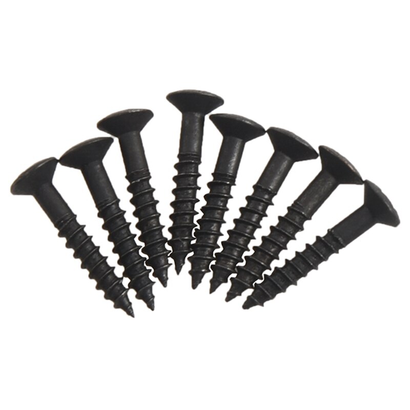 Guitar String Tree Gidsen String Retainer Bar Voor Strat Tele Gitaar Vervangende Onderdelen, Zwart (Pak Van 4)