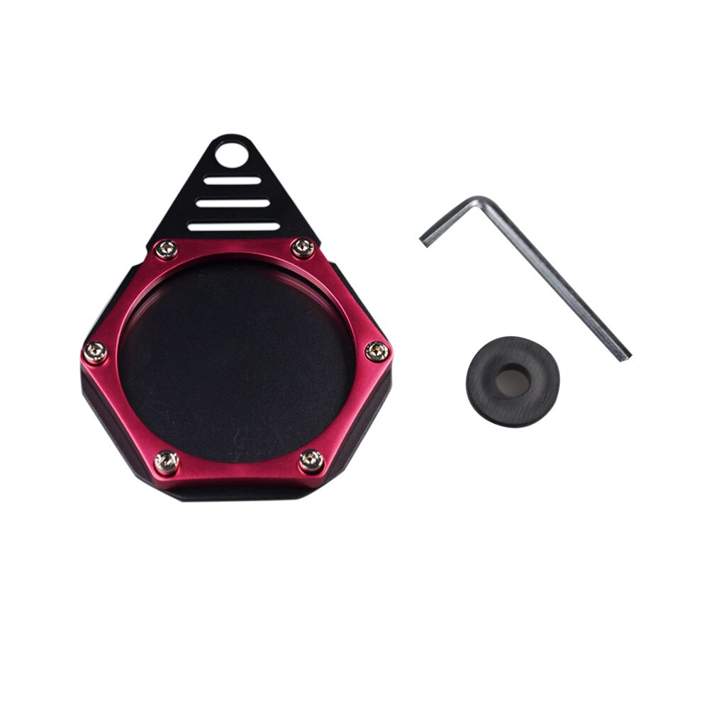 Motorcycle Tax Disc Motorbike Universal Ronde Tax Disc Plaat Houder Waterdichte Veelkleurige: Rood