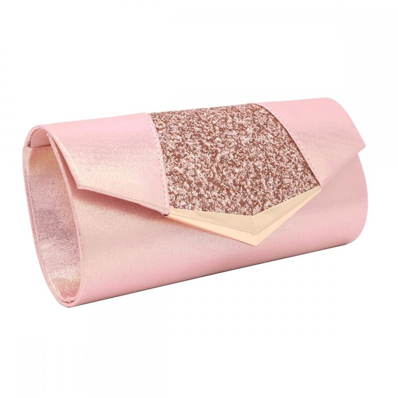 2019 di modo Sacchetti di Frizione Per Le Donne Del Partito di Cerimonia Nuziale Da Sera di Cristallo Paillettes Pochette Borsa Femminile Rosa Argento Portafogli Delle Donne del Sacchetto di borse