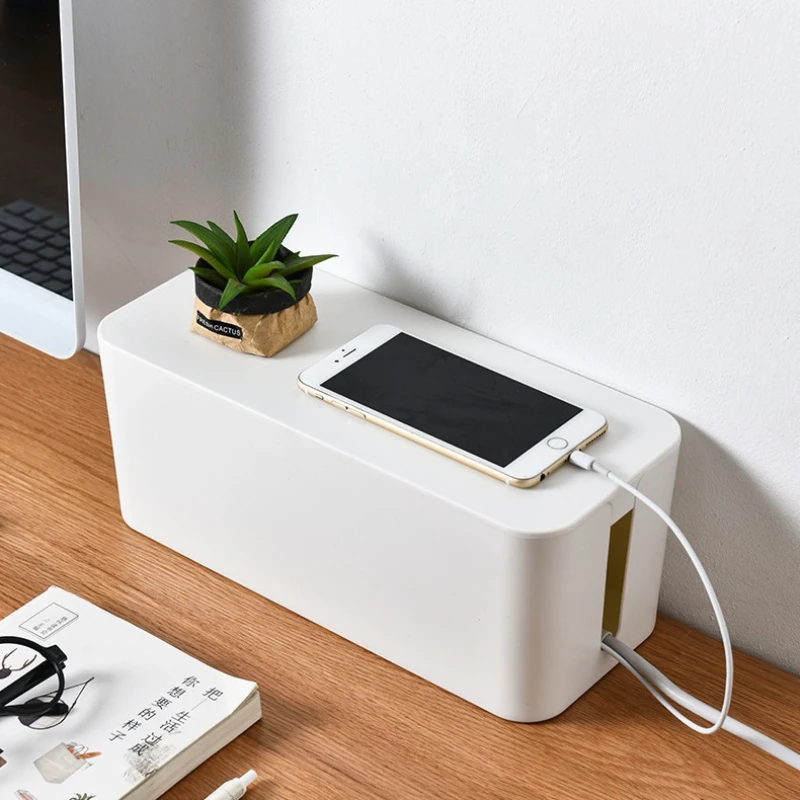 Kabel Aufbewahrung sbox Schreibtisch Steckdosen leiste Aufbewahrung sbox staub dichte Steckdose Aufbewahrung sbox Heimat Kabel Fall Draht Verwaltung Kabel Organizer