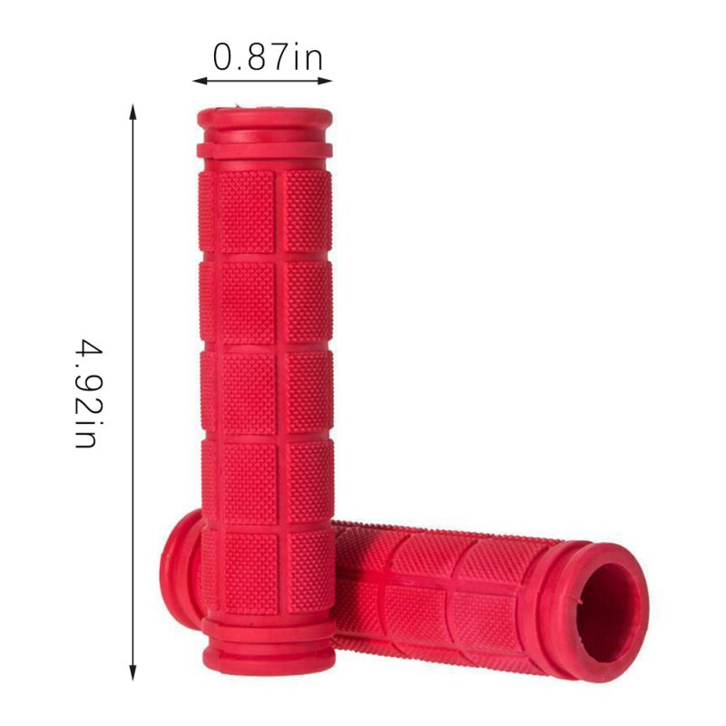 2PCS Soft Rubber Cycling Bicycle Hand Grips Universal MTB Road Bike Handlebar Grips Anti-slip Support Grips Bike Accessories