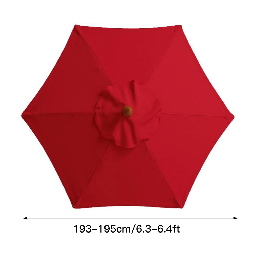 Garden Umbrella Shade Cloth Patio Umbrellas Outdoor Canopy Shades Fade-Proof Waterproof Sun Umbrella Width 193cm Awnings