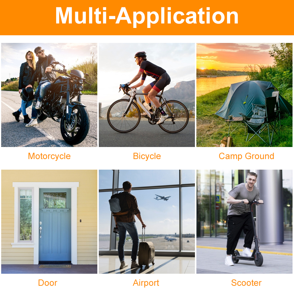 Awapow Anti-Diefstal Fiets Alarm Waterdichte Draadloze Motorcycle Bike Vibratie Alarm Met Afstandsbediening 113dB Bike Alarm Sensor