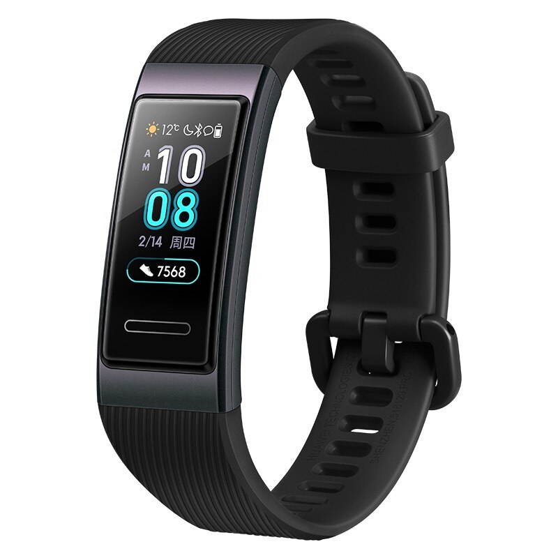 Originele Huawei Band 3 Sport Smartband Metalen Frame Amoled Full Color Display Touchscreen Zwemmen Beroerte Hartslag Sensor Slaap