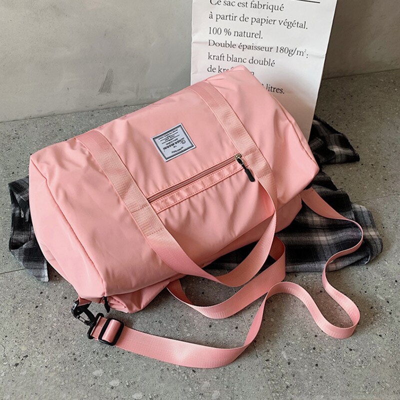 Nylon Travel Handbag Carry on Fitness Shoulder Bags Men Duffle Bags Women Travel Tote Large Weekend Bag Overnight Bag XA814WB