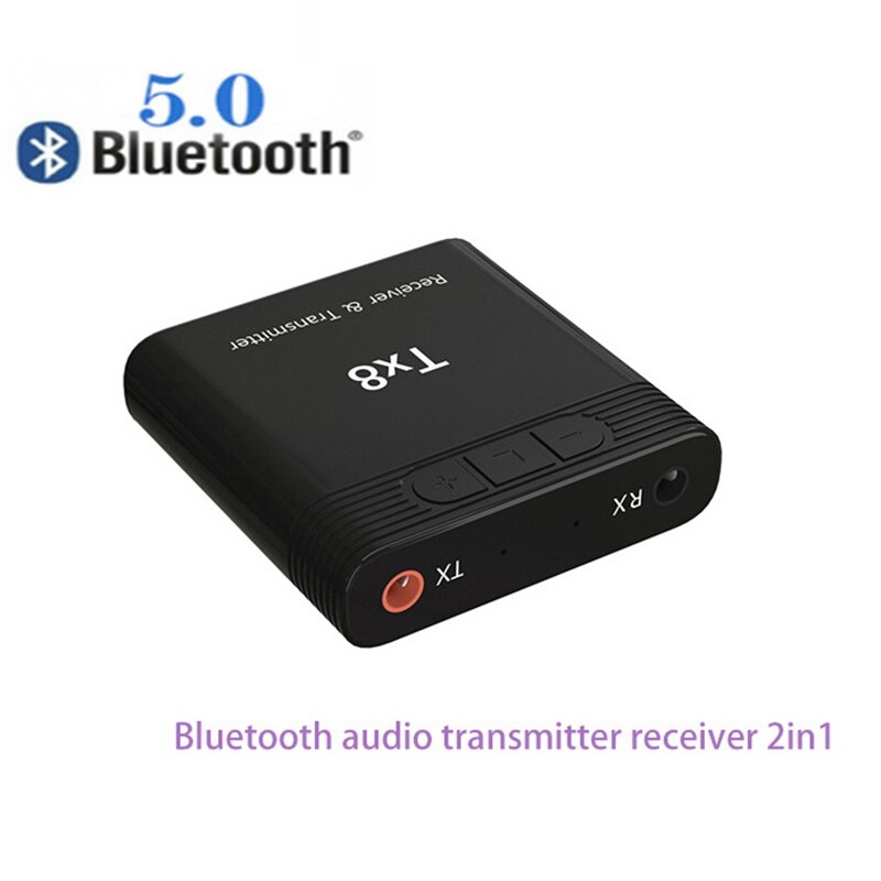 Transmetteur récepteur Audio Bluetooth 5.0 2 en 1, Plug and Play 3.5mm/Aux, récepteur pour projecteurs, ordinateur portable, ordinateur