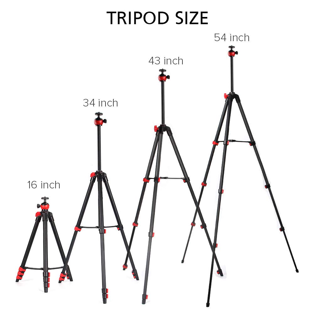 ZOMEI Phone tripod lightweight mini tripode Bluetooth Remote control smartphones clip for phone projector telescope