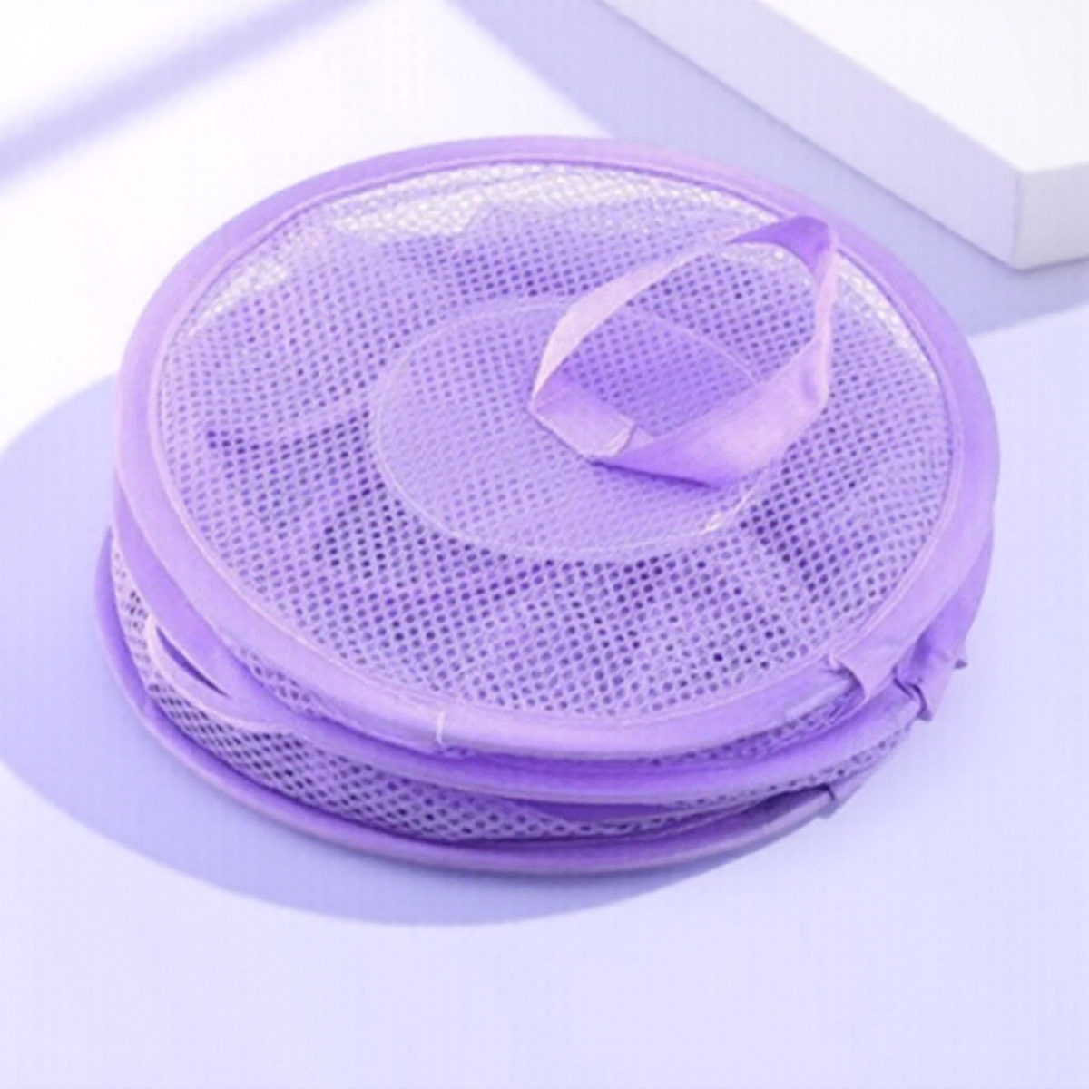 Organizador de almacenamiento multicapa, bolsa colgante para juguetes, ropa, armario de pared, cesta, solución de almacenamiento para el hogar: Morado