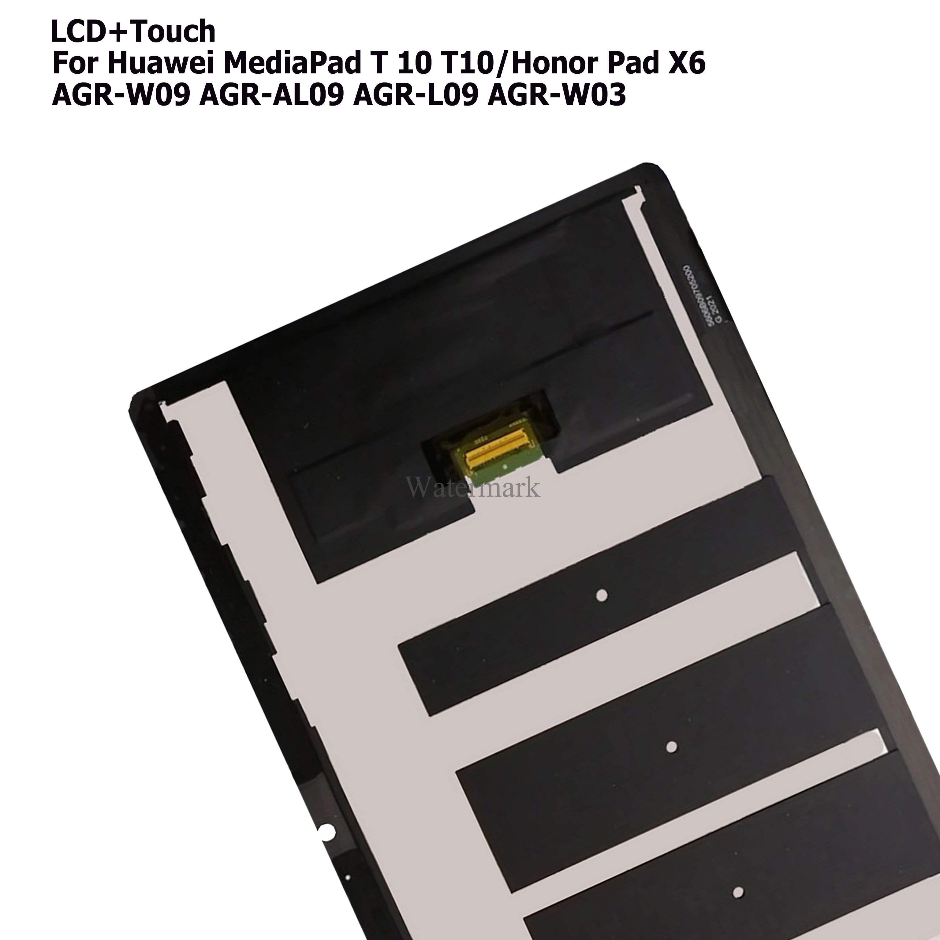 9.7 &quot;LCD dla Huawei MatePad T10 T 10 AGR-L09 AGR-W09 AGR-W03 wyświetlacz dotykowy Digitizer zgromadzenie wymienić na Honor Pad X6