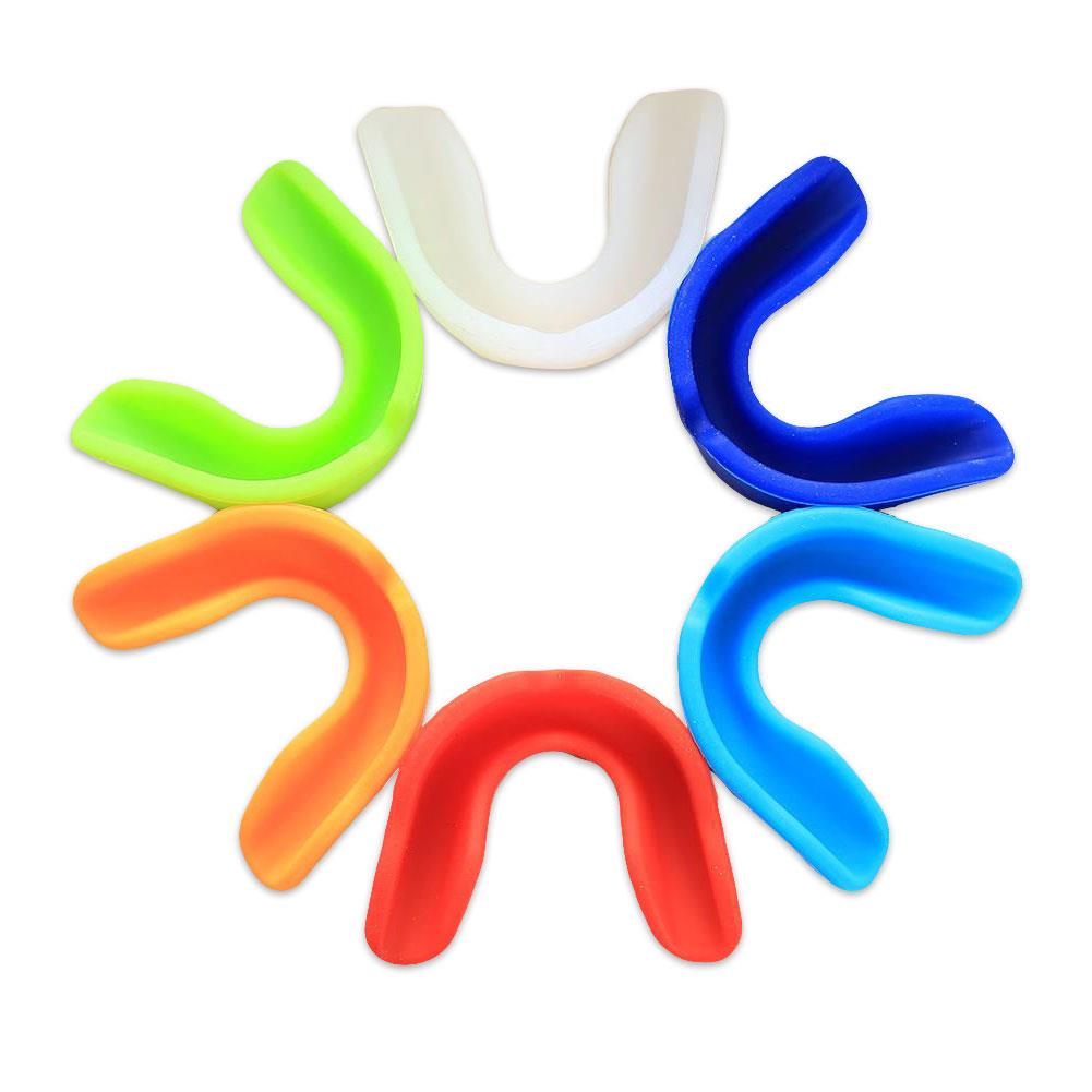 Sports Gum Shield Mouth Guard Teeth Protector for Rugby Soft Silicone