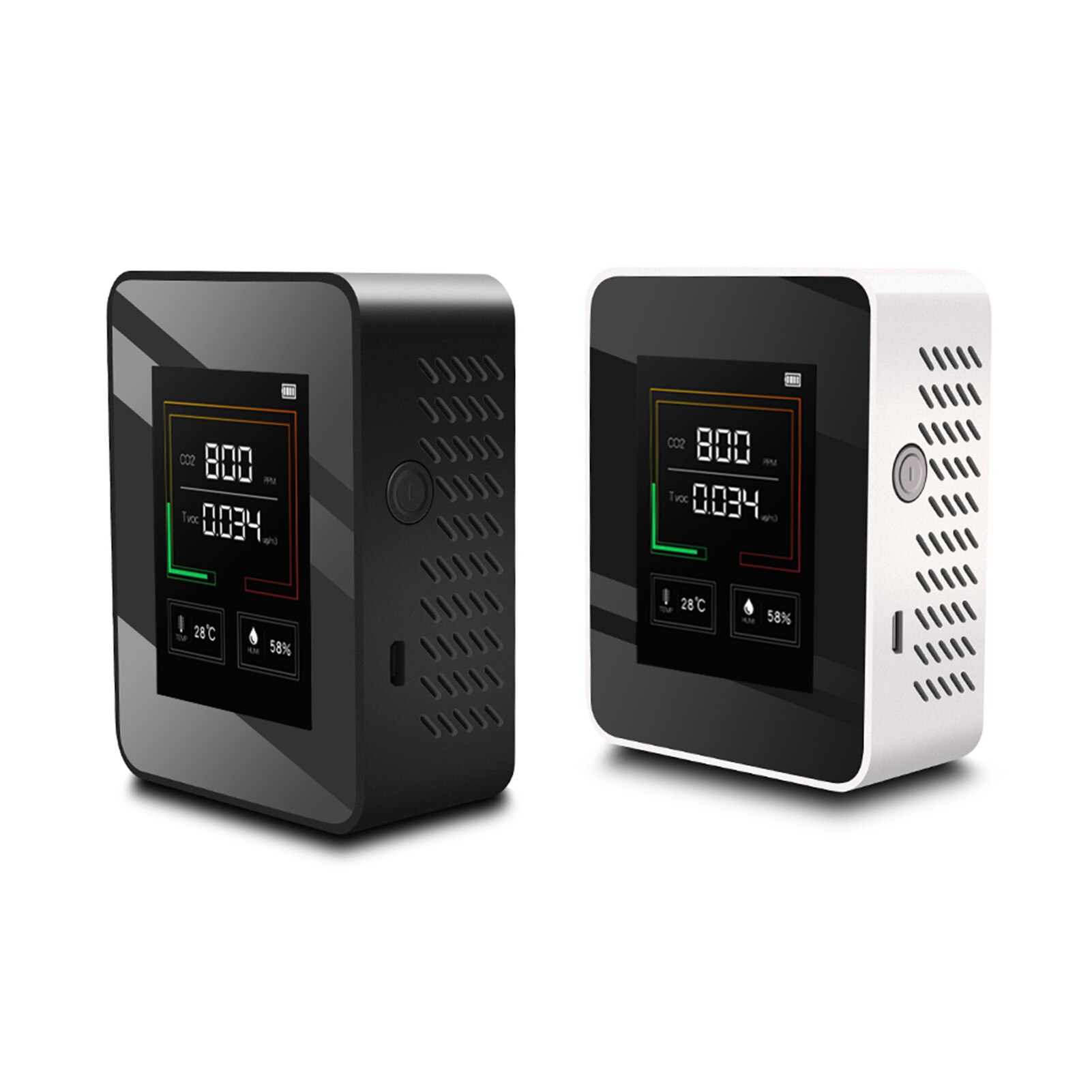 Intelligent CO2 Meter Carbon Dioxide CO2 Concentration Detector Air Analyzer Tester with Temperature and Humidity meter