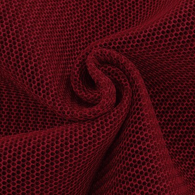 1 Meter Spacer Mesh Fabrics For Shoes Bags PET Hygrolon Thick Breathable 150cm Wide 3mm Thickness: WineRed