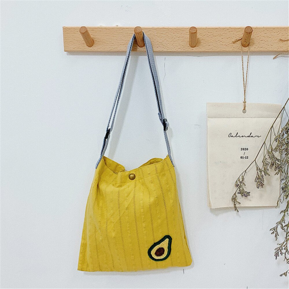 Kinderen Meisje Kids Portemonnee Tas Zwervers Mini Kleine Leuke Katoenen Stof Vruchten Effen Koreaanse Accessoires