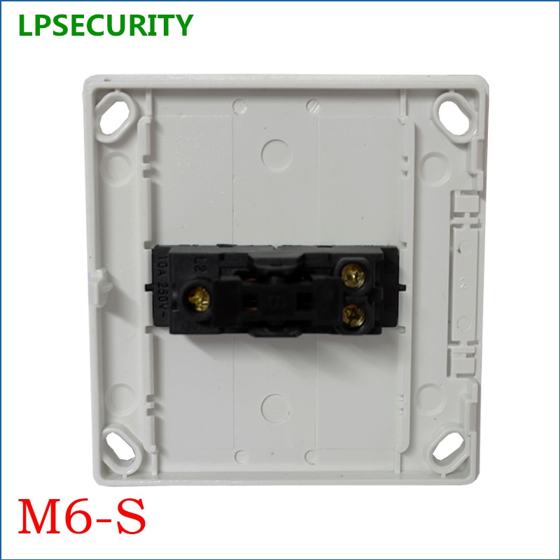 LPSECURITY Surface mounting Push Touch Exit Button Door Exit Release Button for GATE door lock access Control System NO NC COM
