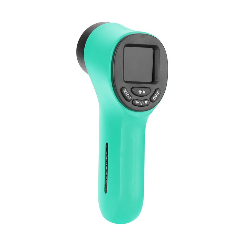 Hw550 temperaturer -50 ~ 550 ° c håndholdt infrarødt termometer berøringsfri lcd køkken digital termometersensor på lager hurtigt skib: Grøn