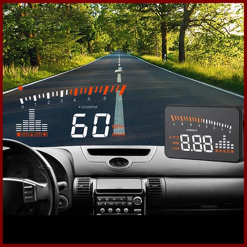 Car head up display gps auto styling Universal OBD smart HUD auto digital meter Overspeed Warning Automobile car head up display