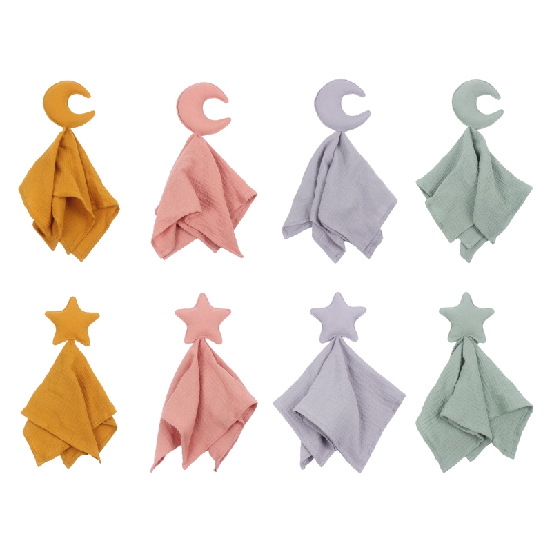 Moon Star Baby Comfort Veiligheid Deken Kalmeren Rustgevende Handdoek Nfant Benodigdheden Voor Baby Meisjes Jongens Slapen Spelen Knuffel Blanke