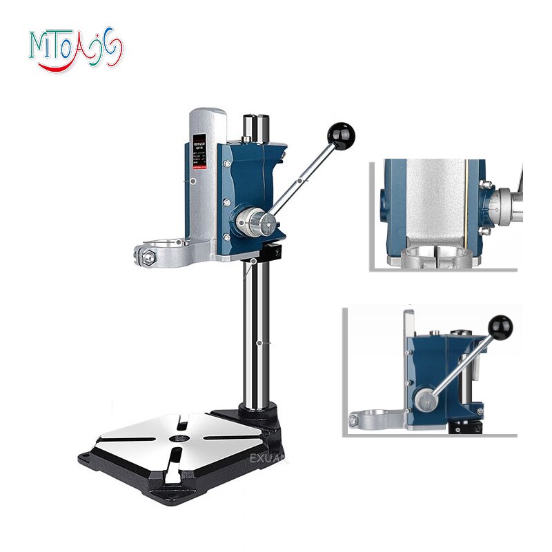 Wielofunkcyjna wiertarka elektryczna wiertarka podłogowa narzędzia gospodarstwa domowego mała wysoka precyzja stabilna podstawa gruba kolumna uchwyt wiertarki elektrycznej