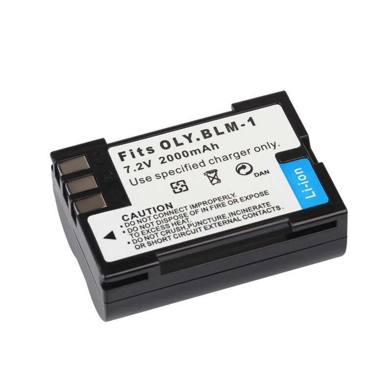 PS-BLM1 BLM-1 PS BLM1 Battery 2000mAh For Olympus C-5060 C-7070 C-8080 E-30 E-300 E-330 E-500 E-510 E-520 E3 Camera Battery: WHITE