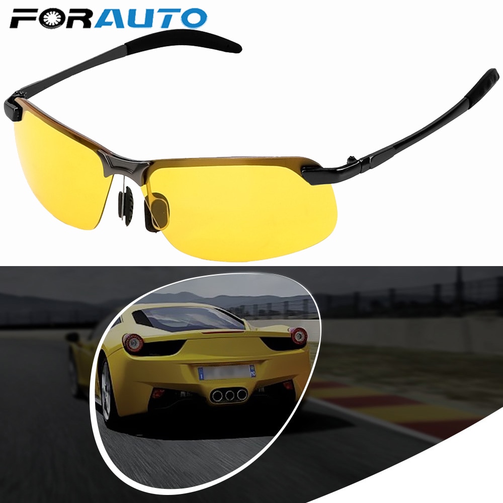 Forauto Uv-bescherming Eyewear Auto Driver Bril Gepolariseerde Zonnebril Nachtzicht Zonnebril UV400 Rijden Bril Auto Styling