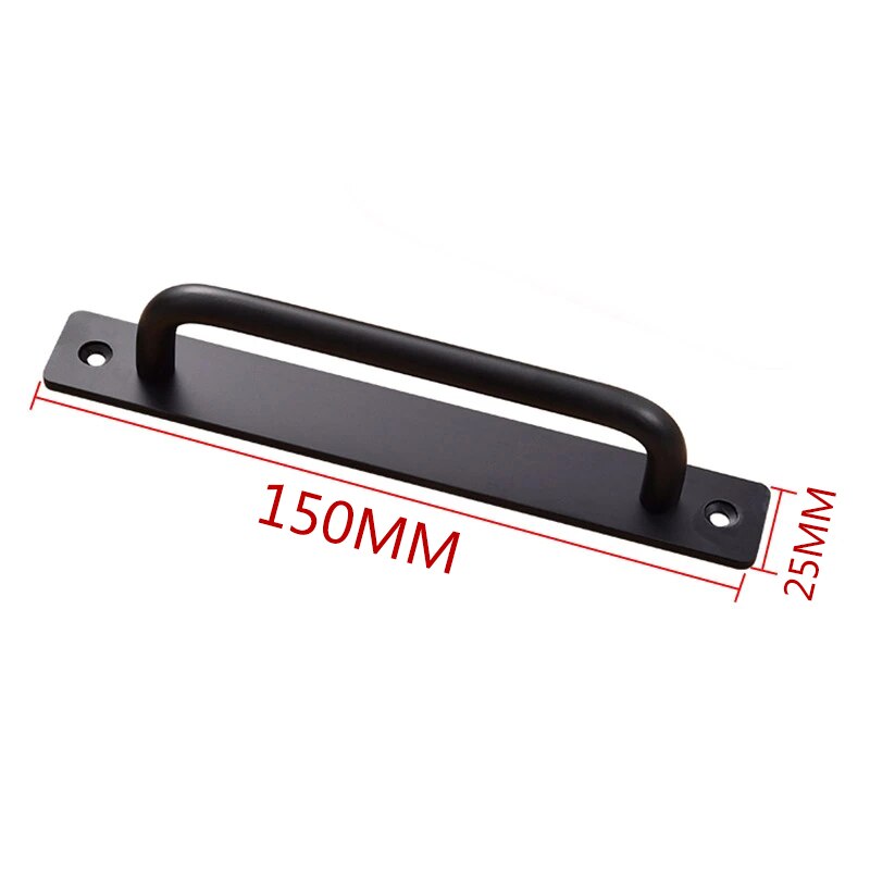Modern Simple Cabinet Kitchen Door Handle Surface Mounted Aluminum Alloy Door Handle Door Hardware