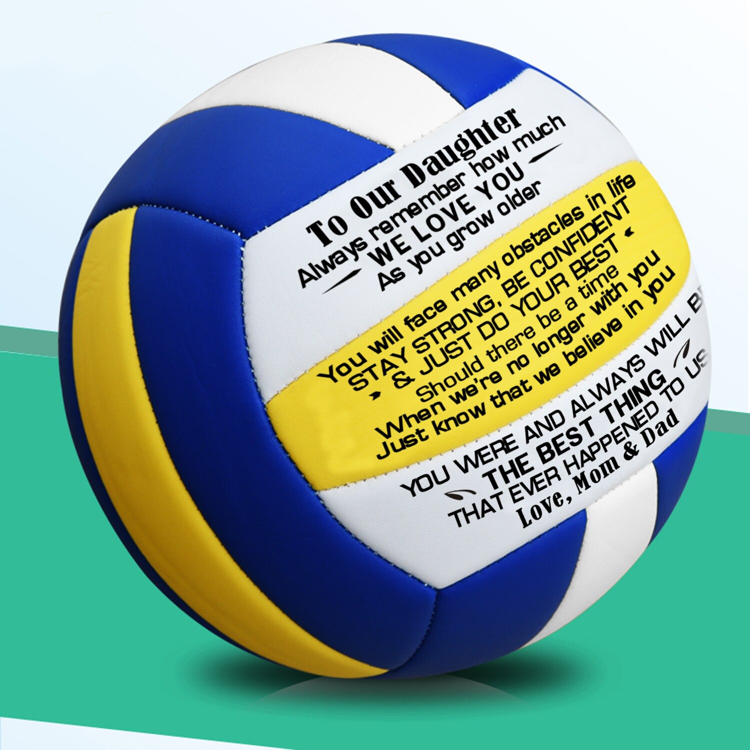 Beste Für Zu Geliebten Tochter Papa und Mutter zu Meinem Tochter Weiche Volleyball Professionelle Ausbildung Wettbewerb Ball