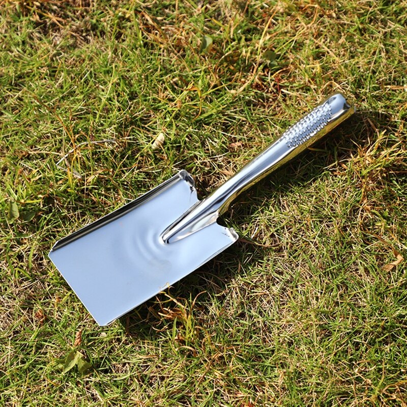 Stainless Steel Garden Shovel for Transplanting Weeding Moving Breaking Up Hardened Dirt Clods Garden Spade Tool