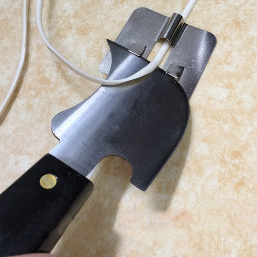 Schweißnaht führen Halbmond schaufel messer Trimmen messer für Vinyl boden schweißen-viertel mond Halbmond Vinyl boden trimmen messer