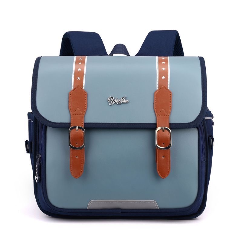 Waterproof Children School Bags for Boys Girls Kids Schoolbag Orthopedic Book Bag Primary School Backpack Mochilas Infantil: Blue