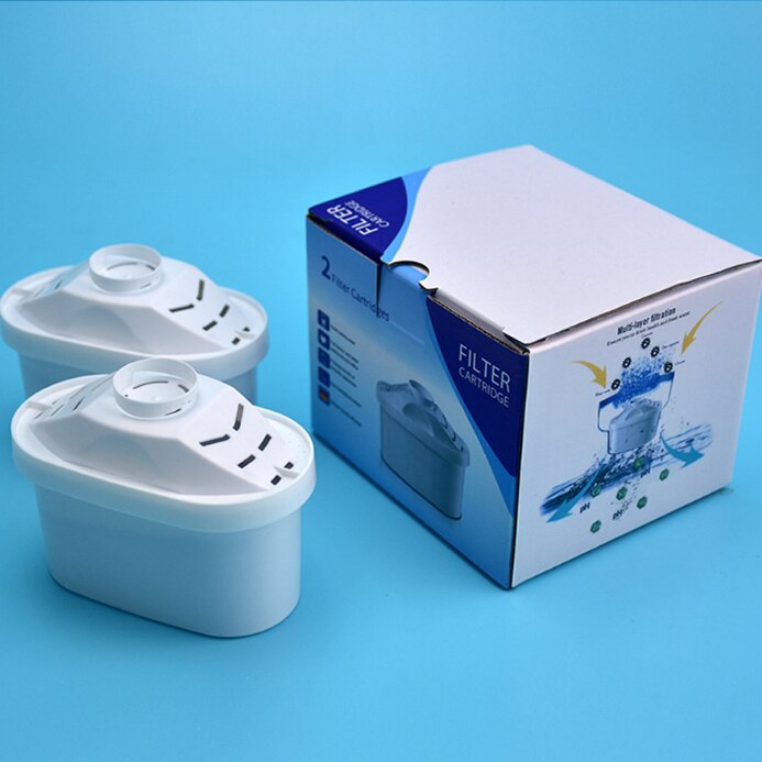 2Pcs Household Water Purifier Single Stage Kitchen Water Purifier White