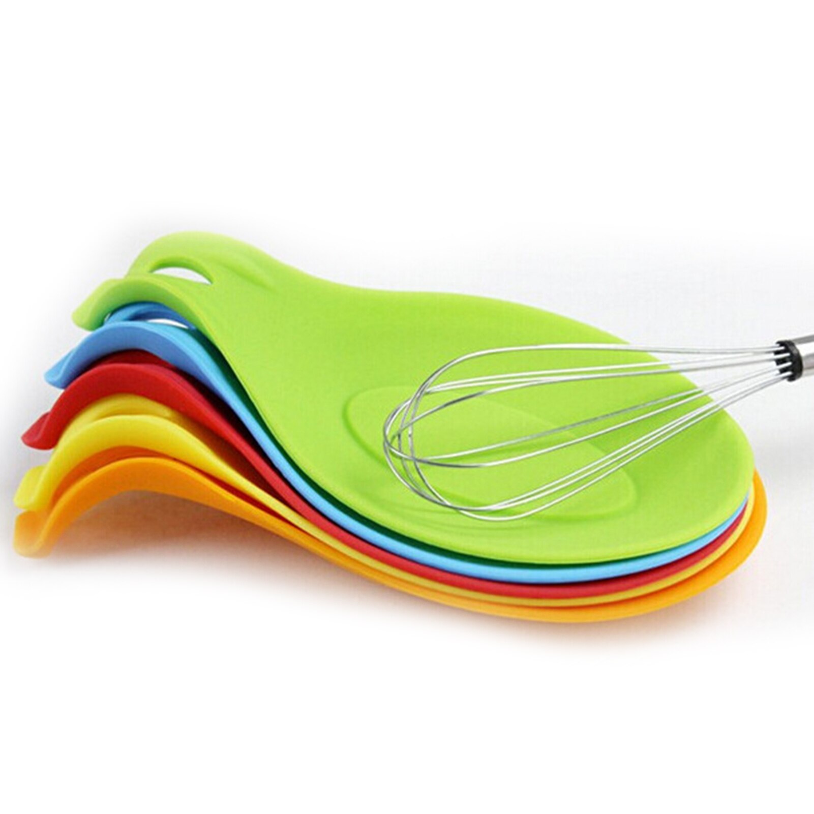 Multipurpose Siliconen Lepel Rest Hittebestendige Placemat Lade Keukengereedschap Spatel Mixer Pad Mat Houder Keuken Tool