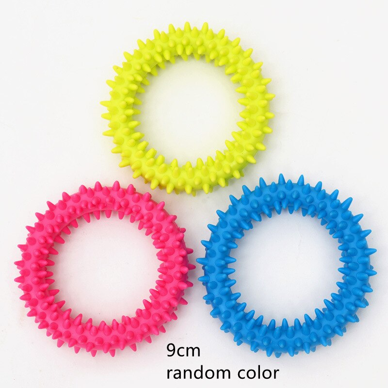 Brinquedos para animais de estimação para Cães de Pequeno Porte de Borracha Resistência Ao Morder Brinquedo Do Cão Dentes Limpeza Mastigar Brinquedos De Treinamento Suprimentos Para Animais de Estimação do Filhote de Cachorro Cães gatos: B