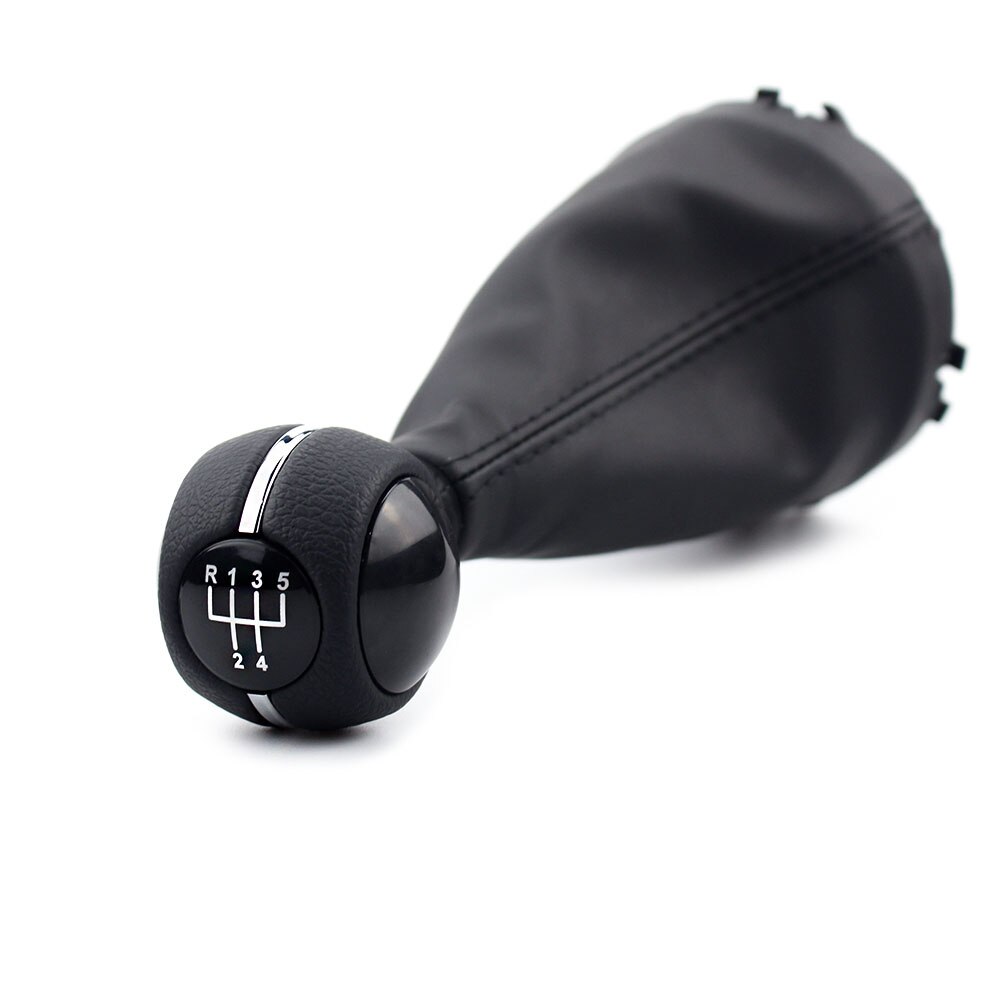 Voor Mini Cooper F55 F56 F54 F60 Oem 7641999 Manual Car Pookknop Shifter Cover Gaitor Lederen Laars 5 snelheid En 6 Speed: Grijs