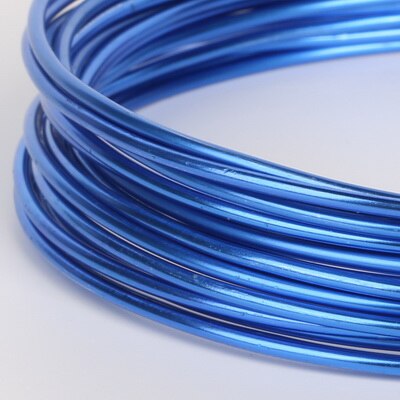 3/10 Meter Anadized Dia Aluminium Draad 1/1. 5/2/2.5mm Soft Ambacht Veelzijdige Geschilderd Aluminium Metalen Draad Voor DIY Sieraden Bevindingen: Blue / 2.5mm  3Meters
