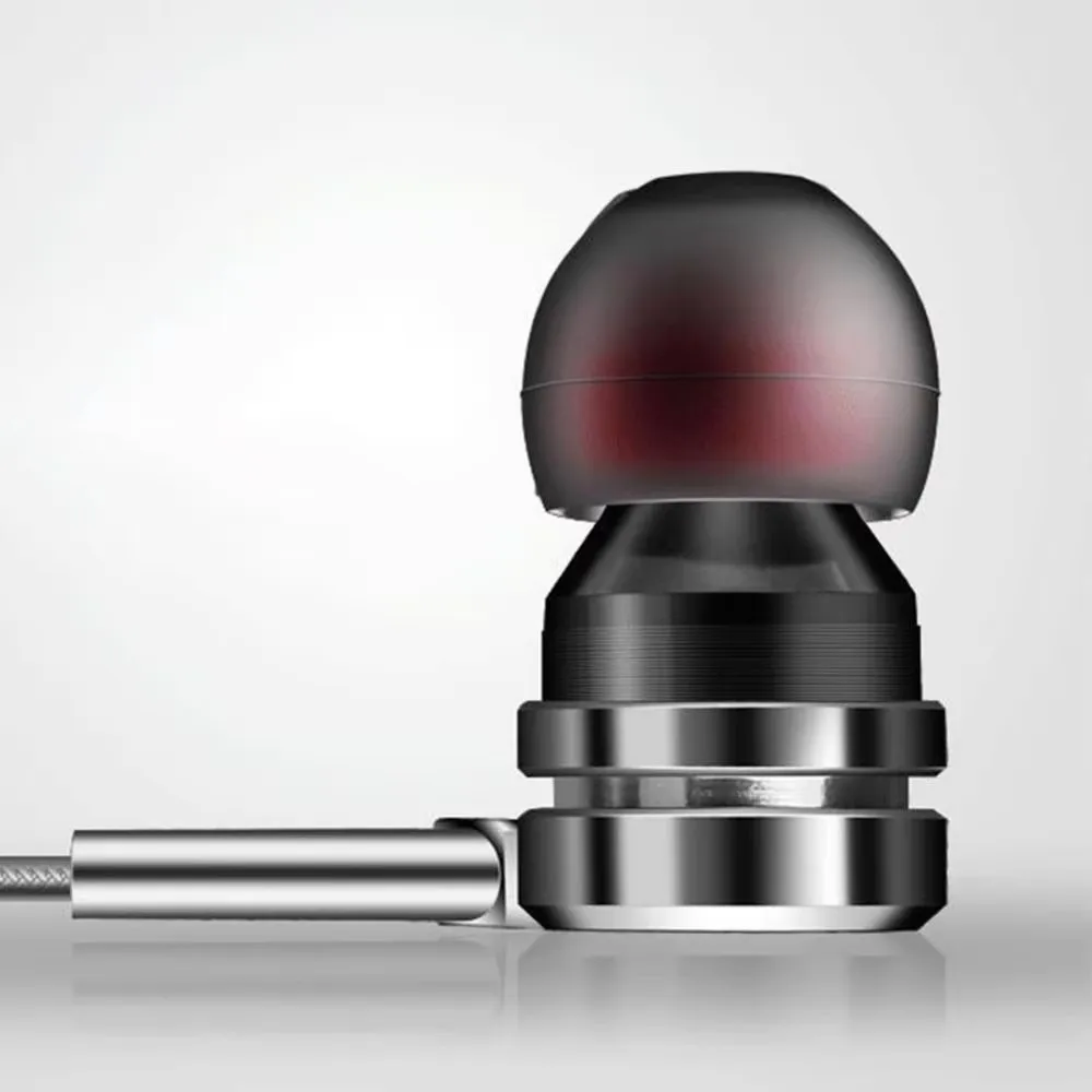 QKZ DM9 Música de metal em fones de ouvido com subwoofer com fio e microfone Pk QKZ DMD