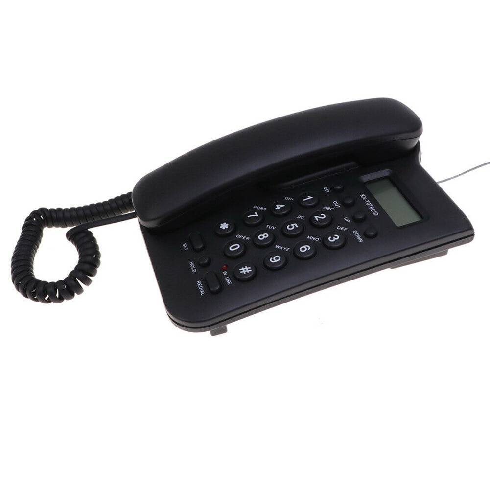 DTMFincoming caller Home Hotel Wired Desktop Wall Phone Office Landline Telephone Black White Cordless Fixed Phone Wireless