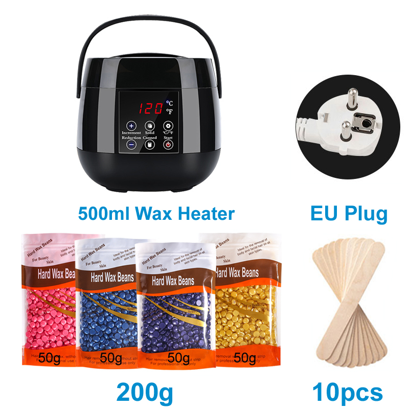 500 ml Wachs Heizung Maschine für Haar Entfernung Wachs-schmelzen Enthaarung Epilierer Maschine Wachsen Kit Paraffin Heizung Wachs Wärmer maschine: Blau