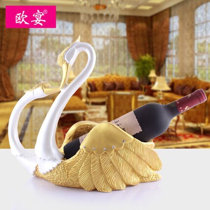 Europäischen Rotwein Halfter wohnzimmer luxus wein schrank dekorationen Hohe fuß wein glas Halfter haushalt wein flasche Gestell: Z