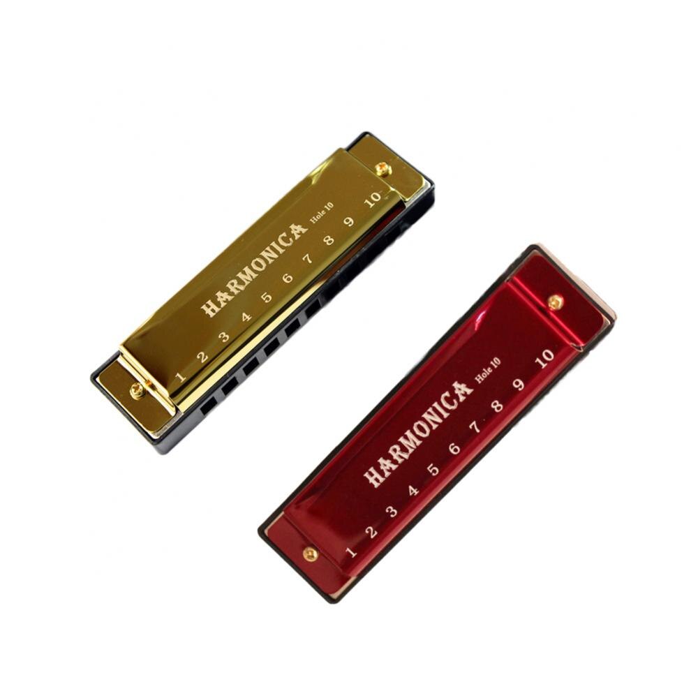 10 Holes Harmonica Musical Instrument Children Early Education Mouth Organ