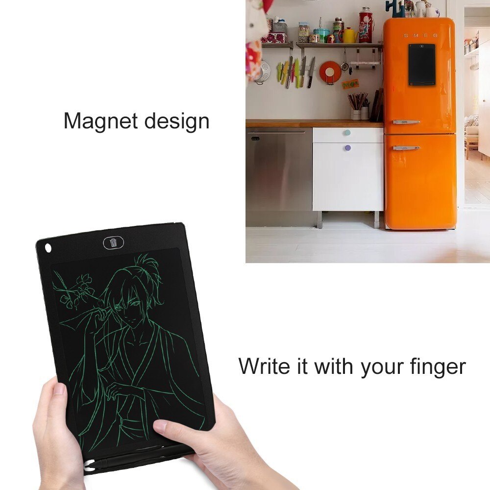 CHUYI 8.5&quot; LCD Drawing Tablet Digital Graphics Handwriting Board Writing Record Notes Touch Pad With Stylus Pen For Kids