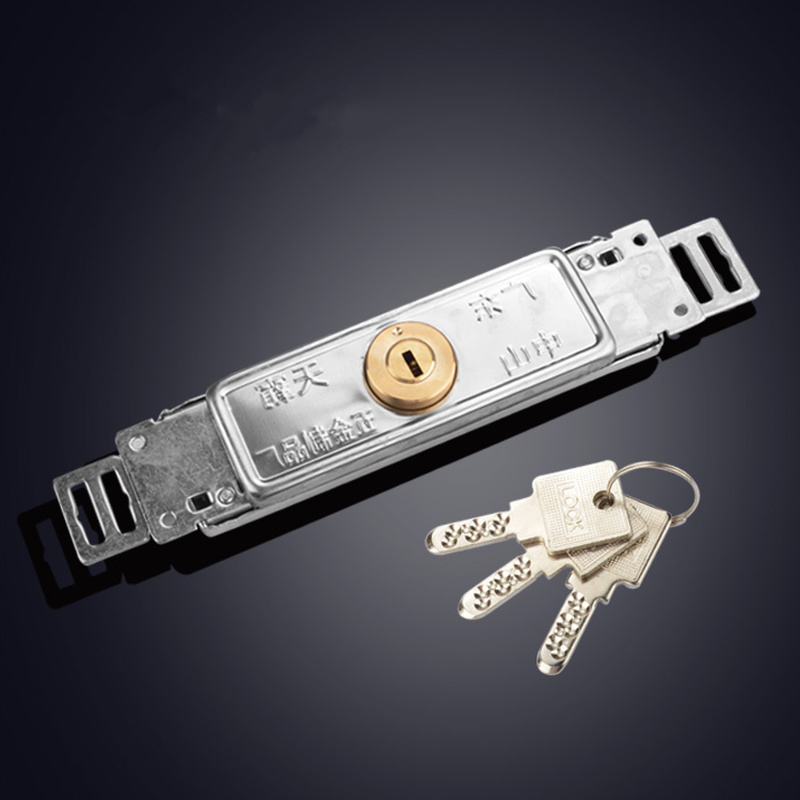 1set universal gate deurslot met sleutel Core rolluiken beveiliging deurslot voor huishoudelijke garage magazijn