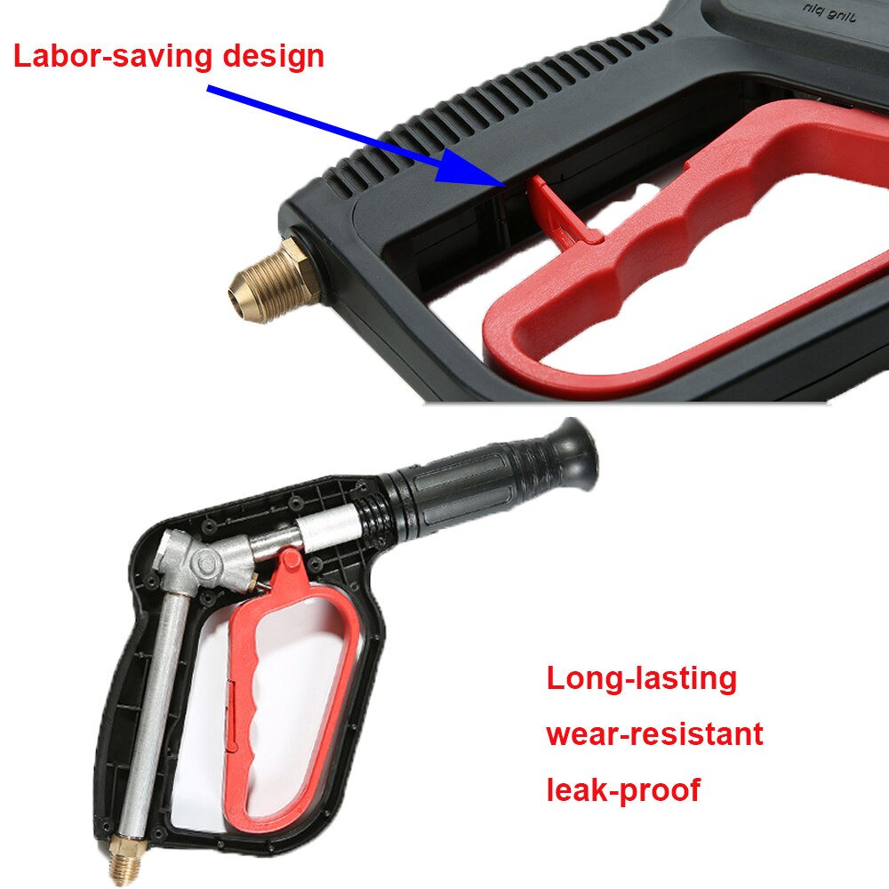 OPRQ Lance de nettoyage de lavage de voiture | 280/380/55/58 en forme d'éventail, Lance de nettoyage de lave-linge à haute pression, pistolets de pulvérisation avec buse à 3000