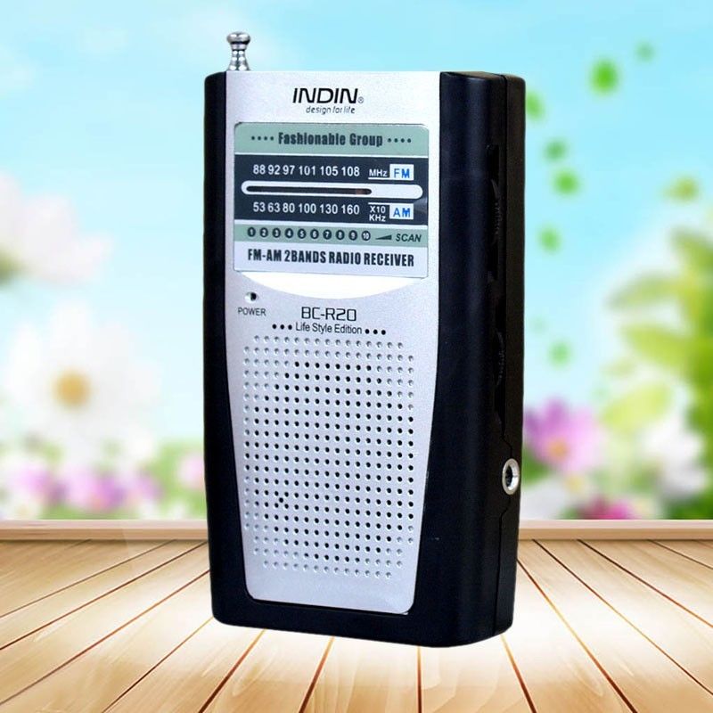 Word Universal AM FM Battery Operated Portable Pocket Receiver Radio Built in Speaker Handheld Radio Walking and Travelling
