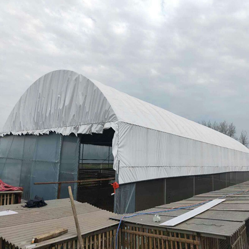 6M Wide Greenhouse Film Thickened Waterproof and Windproof Black and White Plastic Film Agricultural Breeding Insulation Film