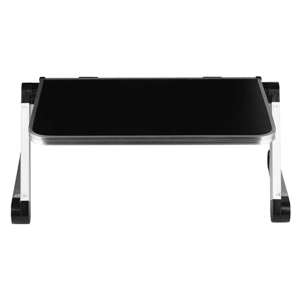Justerbart bærbart stativ ergonomisk bærbart bærbart bord til sengebrett pc bord aluminium stativ notatbord bord skrivebord stativ