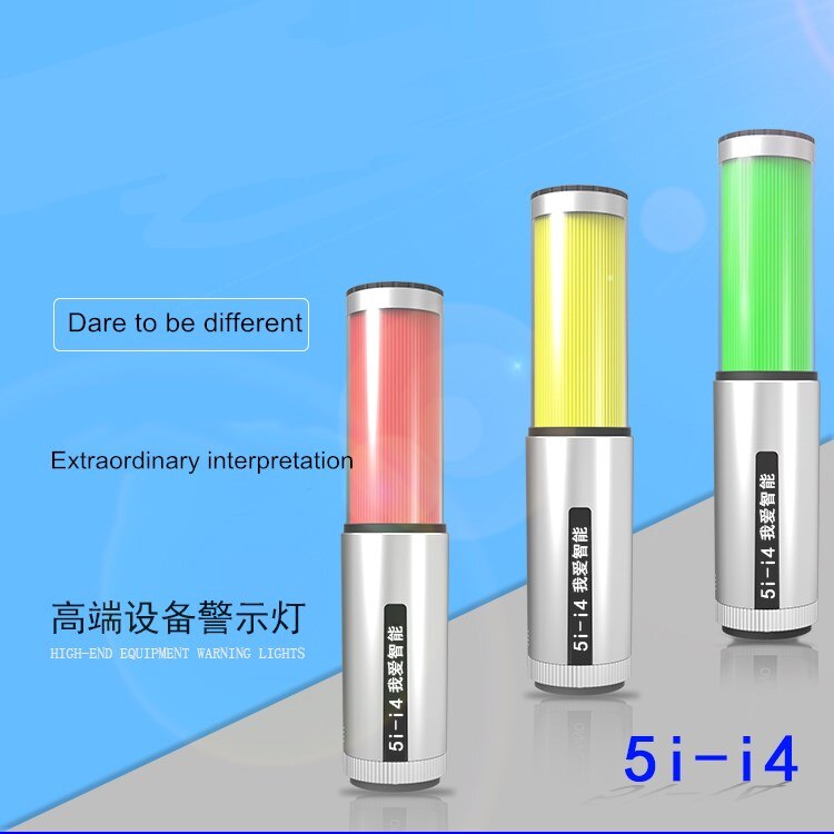 ] 5i-i4 Tri-Kleur Led Waarschuwing Lamp Tool Apparatuur Alarm Lamp 3 Kleuren In 1 Layer Opvouwbare Lampje veiligheid Zoemer Lamp