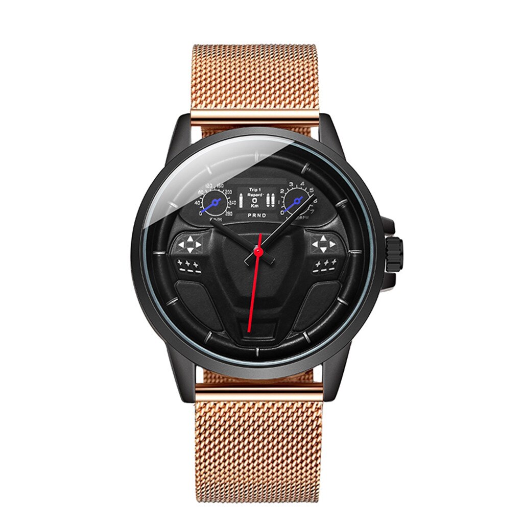 Mannen Horloges Relogio Masculino Richting Disc Cab Grote Wijzerplaat Mannen Mode Horloge Stalen Band Horloge Voor Mannen reloj Hombre