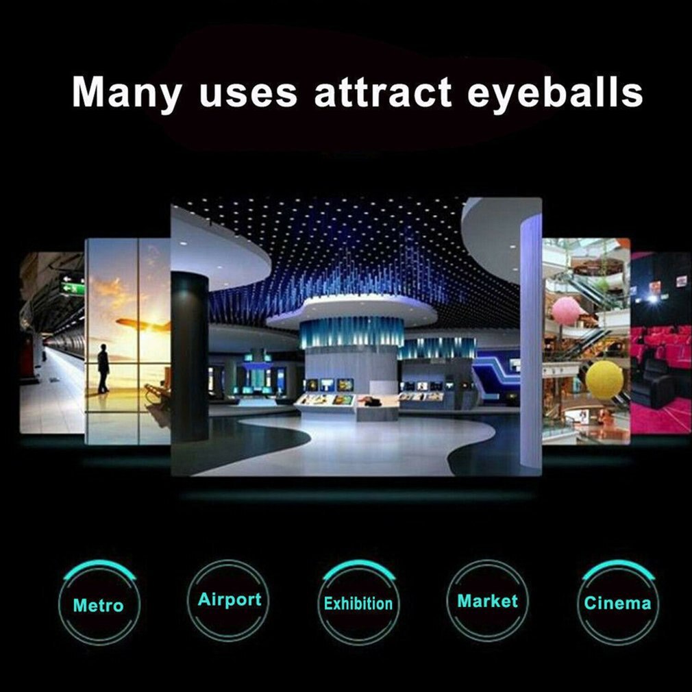 3D Fan Hologram Projector 224 Lamp Kralen Blote Oog 3D Led Wifi Holografische Projector Beelden Video Advertising Speler 16G geheugen