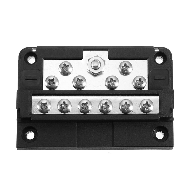 1Set DC32V 100ABus Bar 12P Terminal Bus Bar 100A Wire Block Ground Distribution for Car Truck RV Boat Ship Fuse Block
