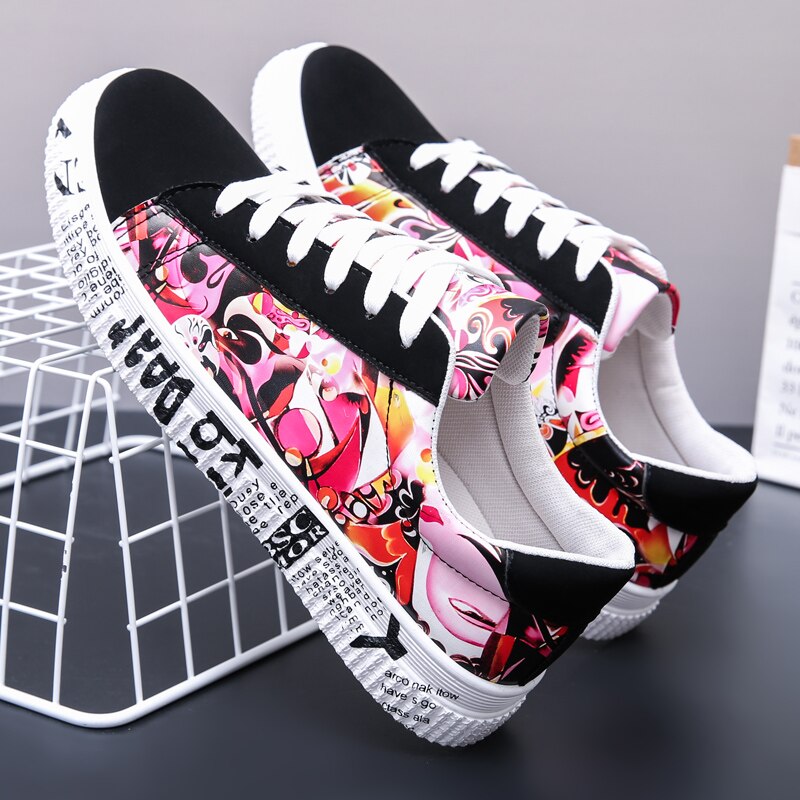 Sneakers kvinder blå platform sneakers dame fritidssko sommer stor størrelse 35-44 elsker sko zapatillas mujer: Lyserød / 43
